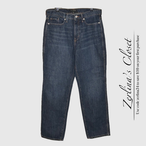 Banana Republic High-Rise Jeans Dark Wash Rigid Fit 31